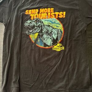 Jurassic Park Black Graphic T-Shirt